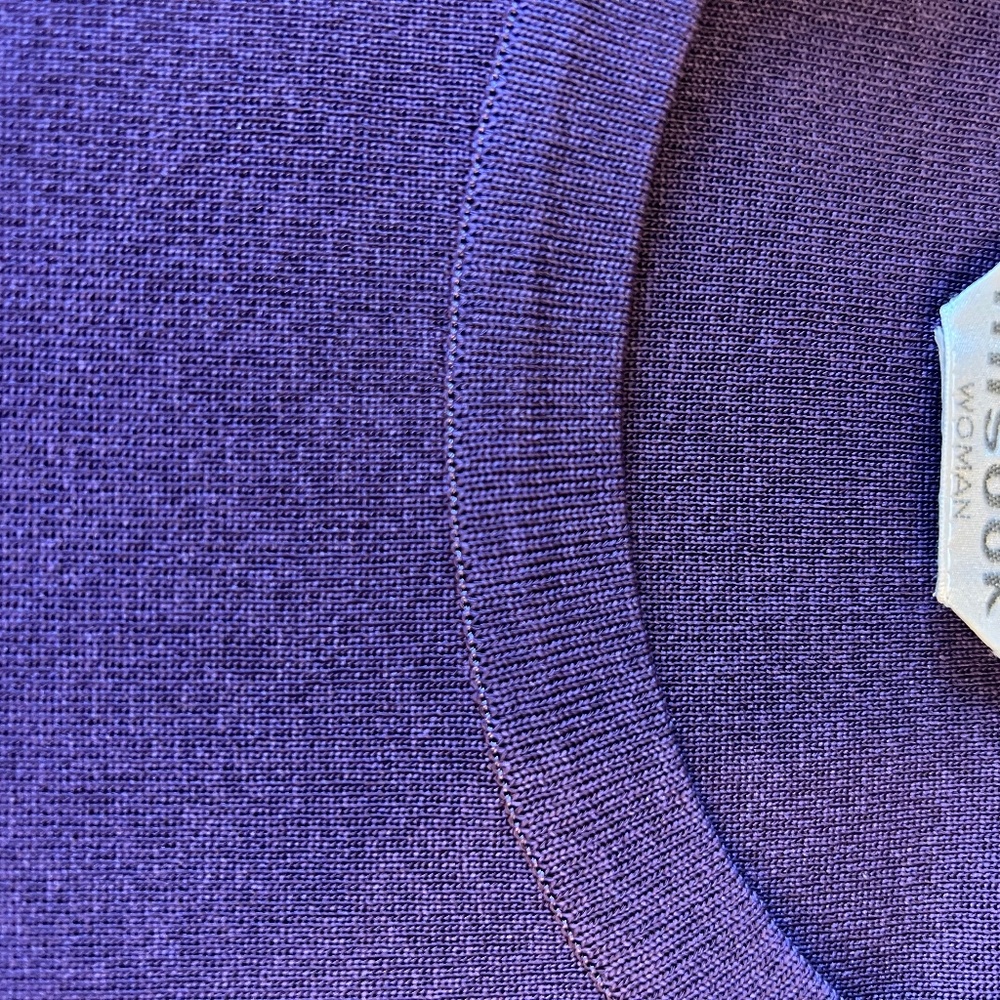 Tank top immaculate perfect condition purple knit Misook L